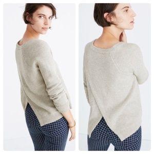 Madewell Sweater - Province Cross-Back Pullover M